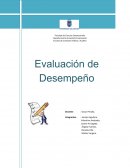 La evaluación de desempeño Metas
