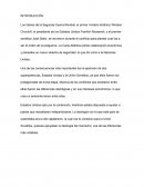 Los líderes de la Segunda Guerra Mundial, el primer ministro británico Winston Churchill