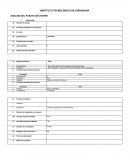 ANÁLISIS DEL PUESTO DE CHOFER