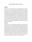 Efecto psicológico del dilema ético del aborto