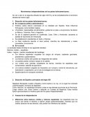 Los grandes Movimientos independentistas de los países latinoamericanos