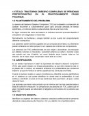 TRASTORNO OBSESIVO COMPULSIVO DE PERSONAS PERFECCIONISTAS