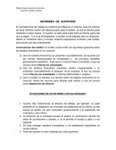 LOS INFORMES DE AUDITORIA