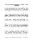 Sobre el desarrollo científico e intelectual en el Renacimiento y su impacto en la Era Moderna