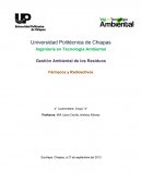 Gestión Ambiental de los Residuos Fármacos y Radioactivos