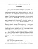 Instrucciones para hacer bibliografias