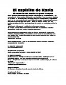 Cuento: El espíritu de Karla