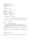 Programa de síntesis: Asignatura	Procesos Biofisiológicos I