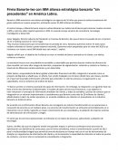 Firma Banorte-Ixe con IBM alianza estratégica bancaria “sin precedentes” en América Latina.