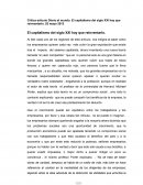 Critica artículo Diario el mundo. El capitalismo del siglo XXI hay que reinventarlo. 02 mayo 2013