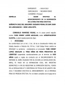 HACER EFECTIVA EL APERCIBIMIENTO DE LA SUSPENSIÓN DE LA PENA POR PENA EFECTIVA