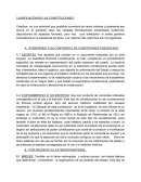 La clasificacion de las constituciones