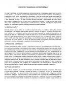 LAS CORRIENTES PEDAGÓGICAS CONTEMPORÁNEAS