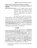 SUMILLA: INTERPONE RECURSO IMPUGNATORIO DE APELACIÓN.