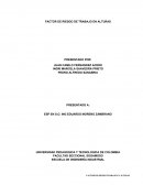 FACTOR DE RIESGO DE TRABAJO EN ALTURAS
