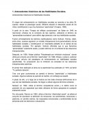 Antecedentes históricos habilidades sociales