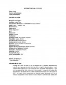 Historia de la clinica