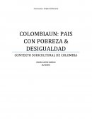 Colombia, un país con pobreza y desigualdad