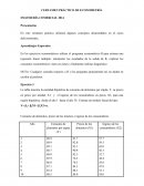 CERTAMEN PRÁCTICO DE ECONOMETRÍA INGENIERÍA COMERCIAL 2014
