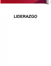 Liderazgo Primera Parte. Página 1
