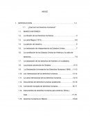 Derechos humanos.MARCO HISTÓRICO. METODOLOGÍA O PROPUESTA