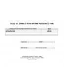 FICHA INFORME PSICOLÓGICO FINAL