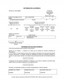 INFORMACIÓN ACADÉMICA