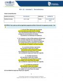 SECCIÓN A: Para cada una de las siguientes preguntas señala el inciso de la respuesta correcta.