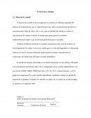 Material y métodos de una investigación