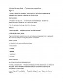 Actividad de aprendizaje 1. Fundamentos matemáticos