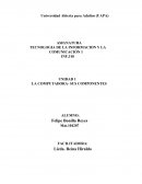 UNIDAD 1 LA COMPUTADORA- SUS COMPONENTES