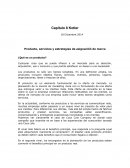 Producto, servicios y estrategias de asignacióń de marca