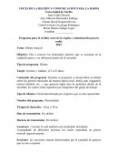 Plantilla para programa radial