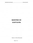 MUESTREO DE ACEPTACIÓN