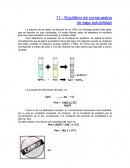 Química-Equilibrio de compuestos de baja solubilidad