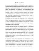 Reseña de las ciencias experimentales
