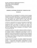 DESARROLLO SOSTENIBLE PREVENCIÓN Y CUIDADO DEL AGUA