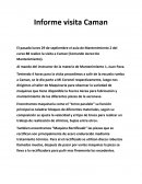 Informe de visita a Caman (Comando Aereo De Mantenimiento)