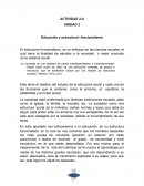 Educación y estructural- funcionalismo