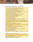Artesanías de Guatemala - Cuestionario