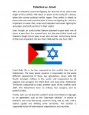 Palestine vs. Israel