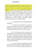 ANTECEDENTES EL FALLO IMPUGNADO