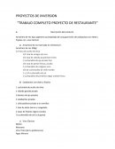 PROYECTOS DE INVERSION “TRABAJO COMPLETO PROYECTO DE RESTAURANTE”