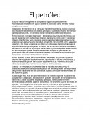 El petróleo. Es una mezcla homogénea de compuestos orgánicos