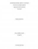 Ingeniería de Telecomunicaciones Curso 90001 TRABAJO INDIVIDUAL