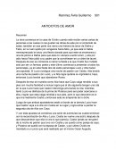 Explicación de la obra: Antídotos de amor