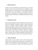 Idea de negocio. Teniendo en cuenta las necesidades de las empresas de obra civil