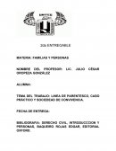 LINEA DE PARENTESCO, CASO PRÁCTICO Y SOCIEDEAD DE CONVIVENCIA