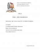 TEMA.- TIRO PARABOLICO