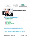 FORMACION EMPRESARIAL TIPOS DE EMPRENDEDORES etc